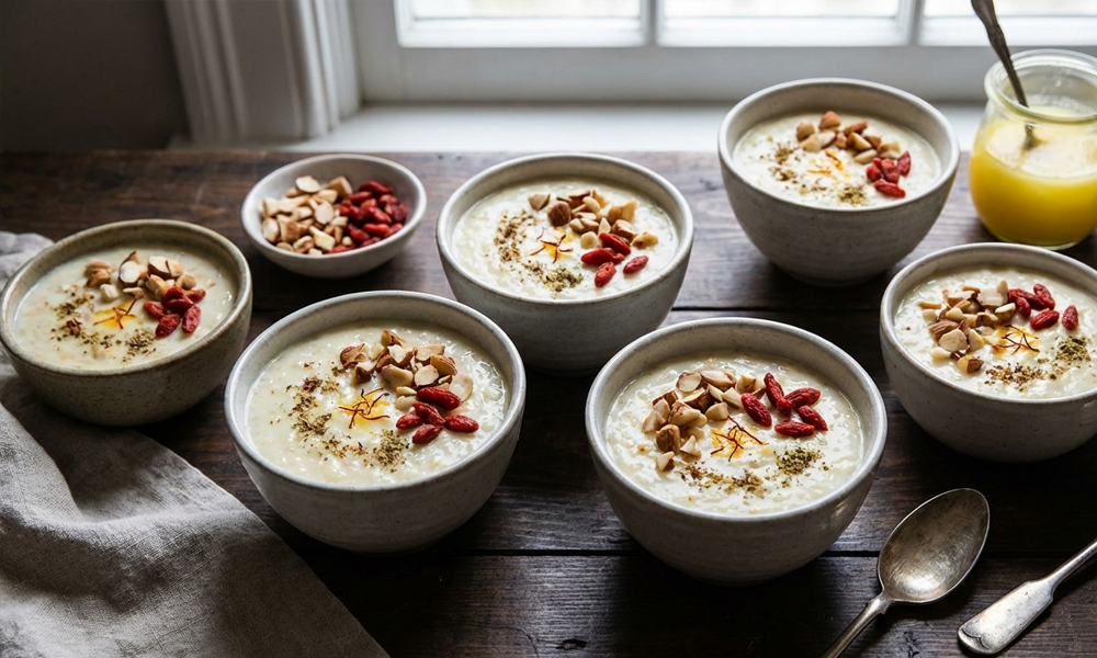 Aromatisch, cremiger Maharani Reispudding