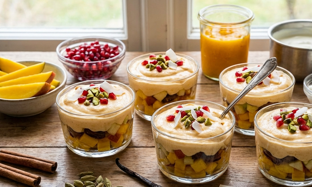 Fruchtiger Mangotraum Dessert