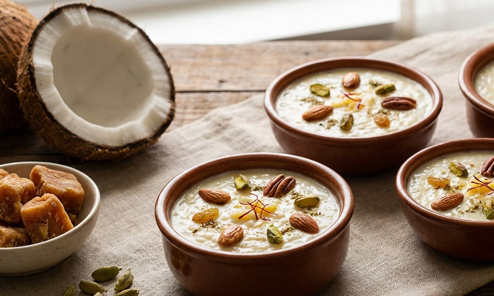 Reis-Kokos-Traum – inspiriert von Hyderabad