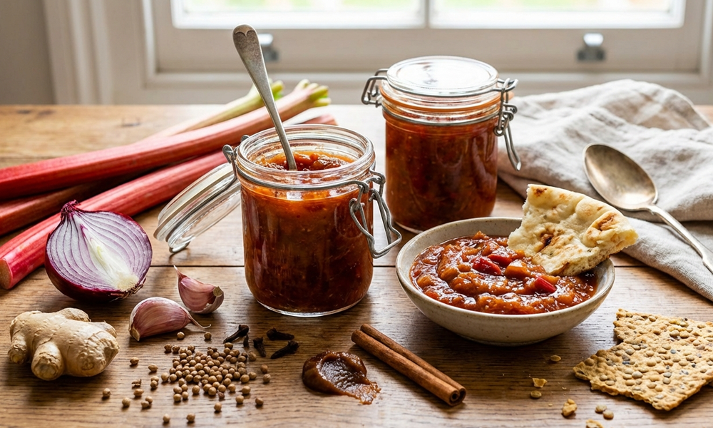Rhabarber-Koriander Chutney