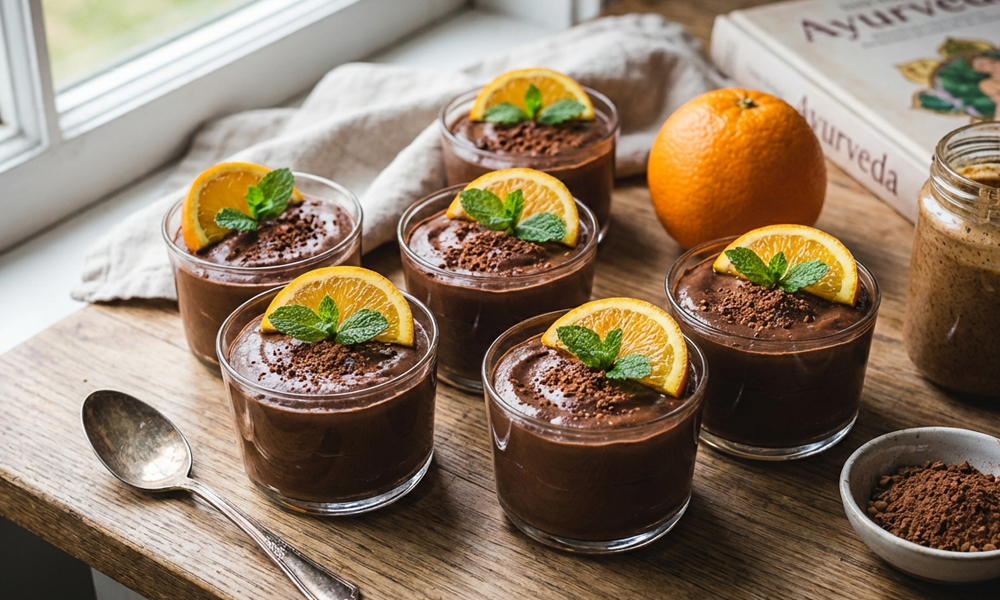 Vegane Schoko–Kardamom Mousse