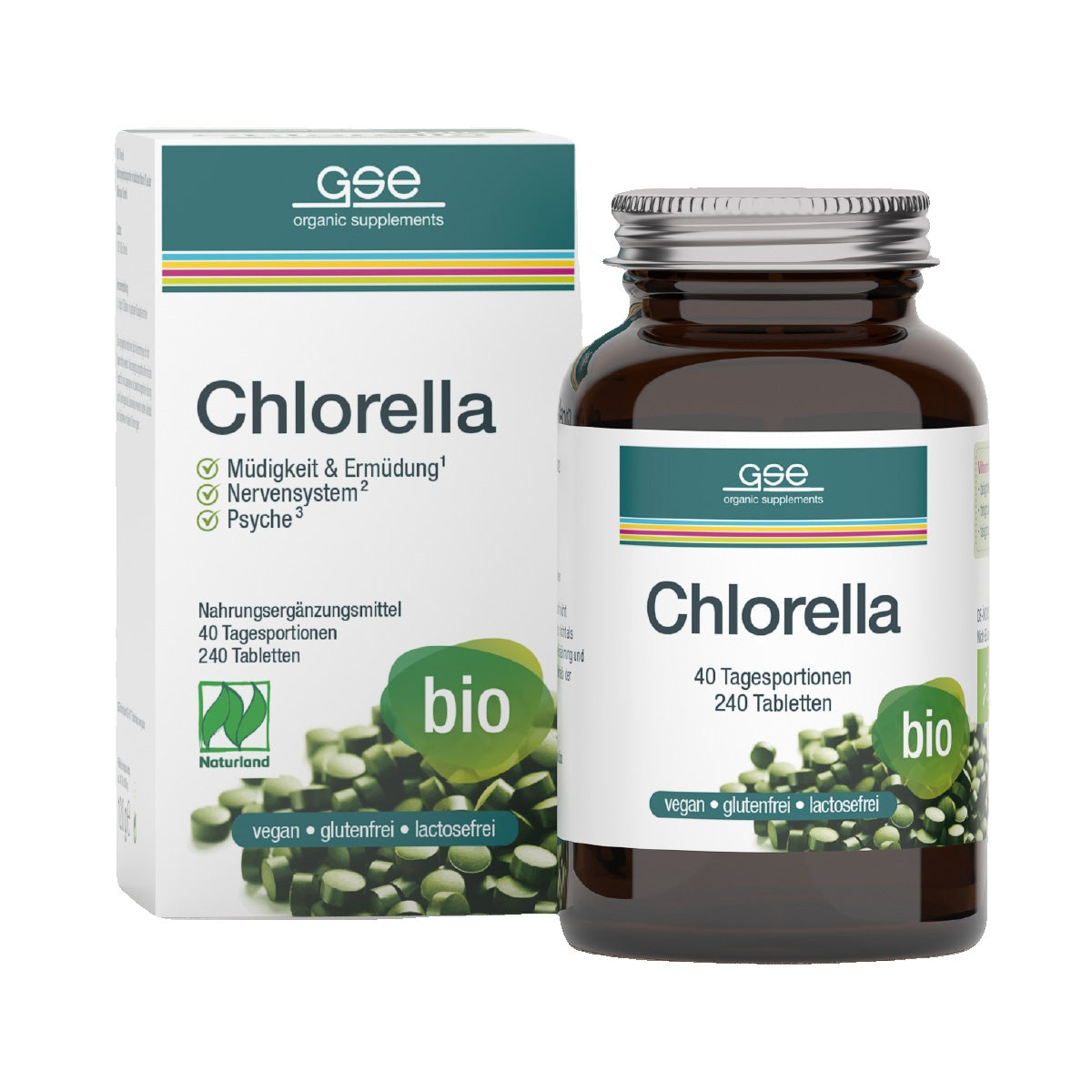 GSE - Bio Chlorella - 240 Tabletten