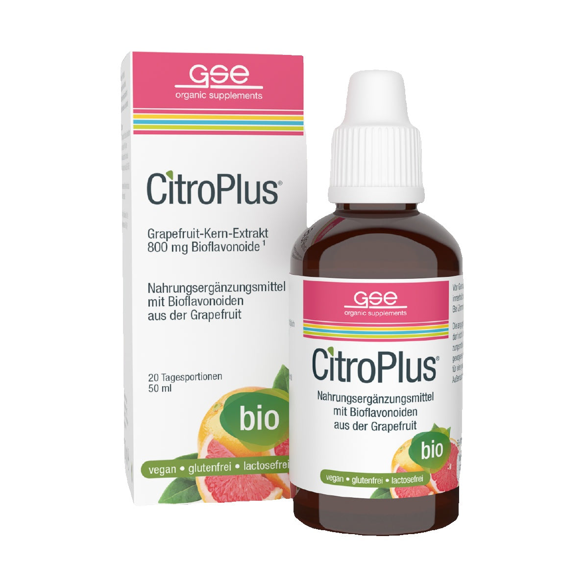 GSE - Bio CitroPlus 800, Grapefruitkern Extrakt