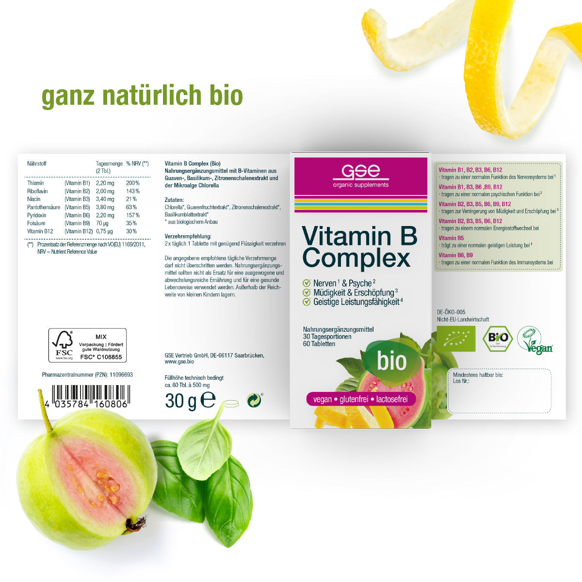 GSE - Complesso B Biologico - 60 Compresse