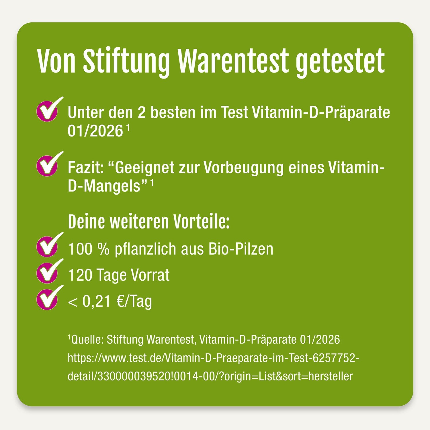 GSE - Bio Vitamin D - 120 Tabletten