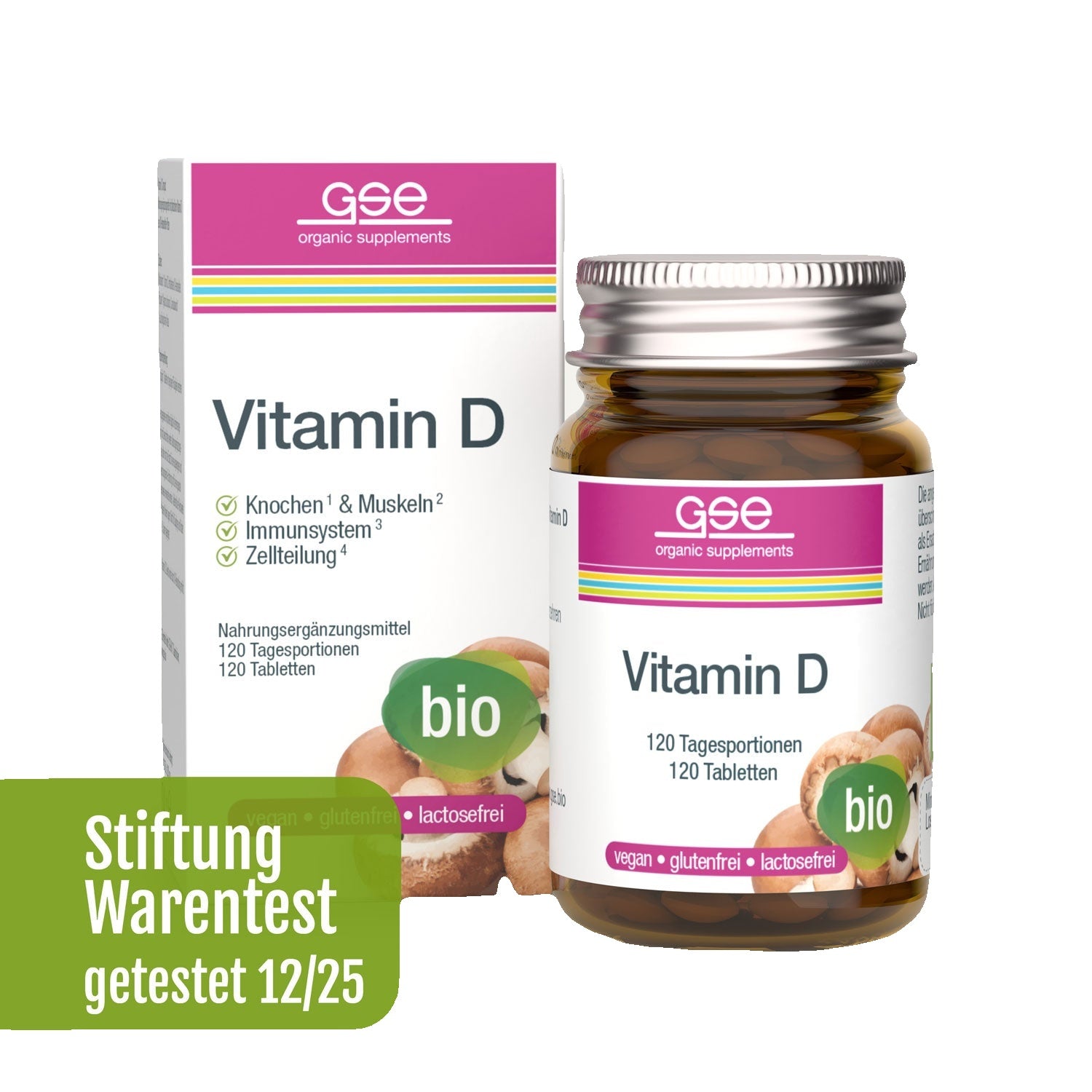 GSE - Bio Vitamin D - 120 Tabletten