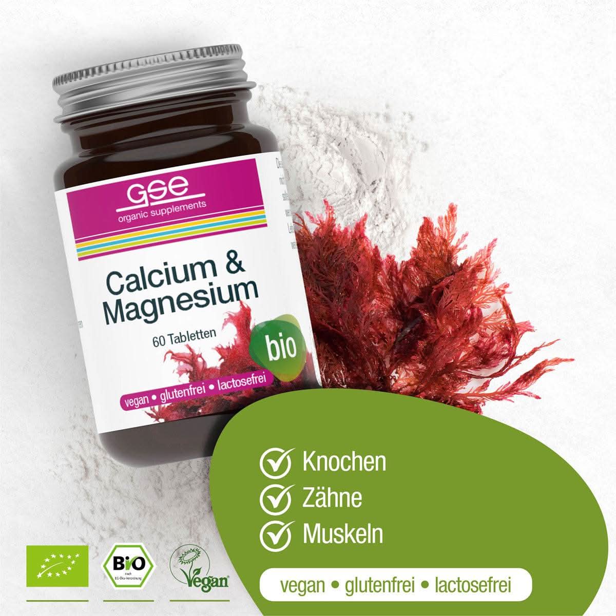 GSE - Calcium & Magnesium Complex (Bio) - 60 Tabletas