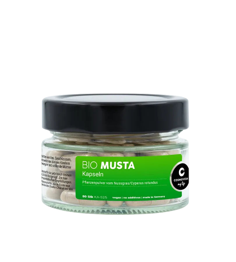 Cosmoveda - Cápsulas BIO Musta - 80 piezas