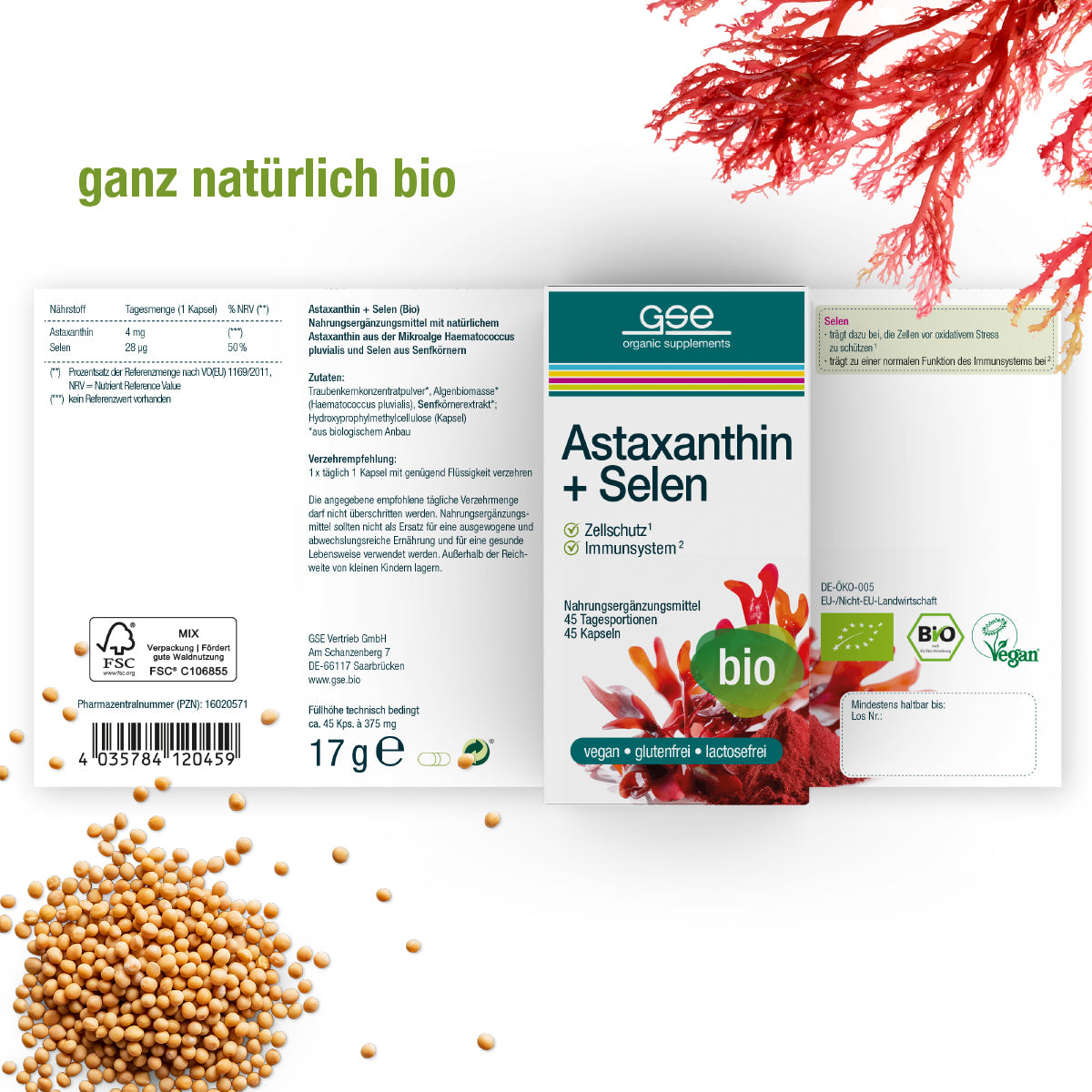 GSE - Astaxanthin + Selenium (organic)