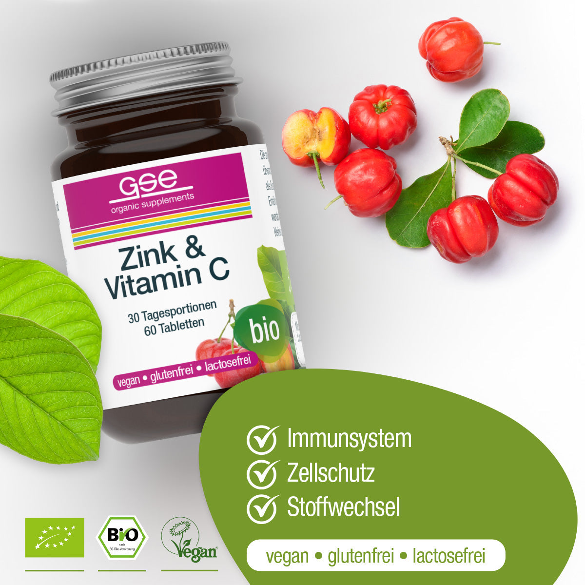 GSE - Zinc + Vitamine C (Bio)