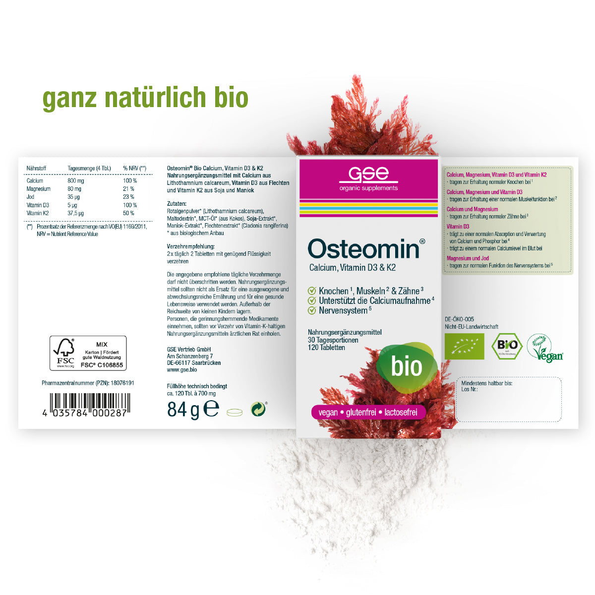 GSE - Osteomin Bio - 120 Tablets