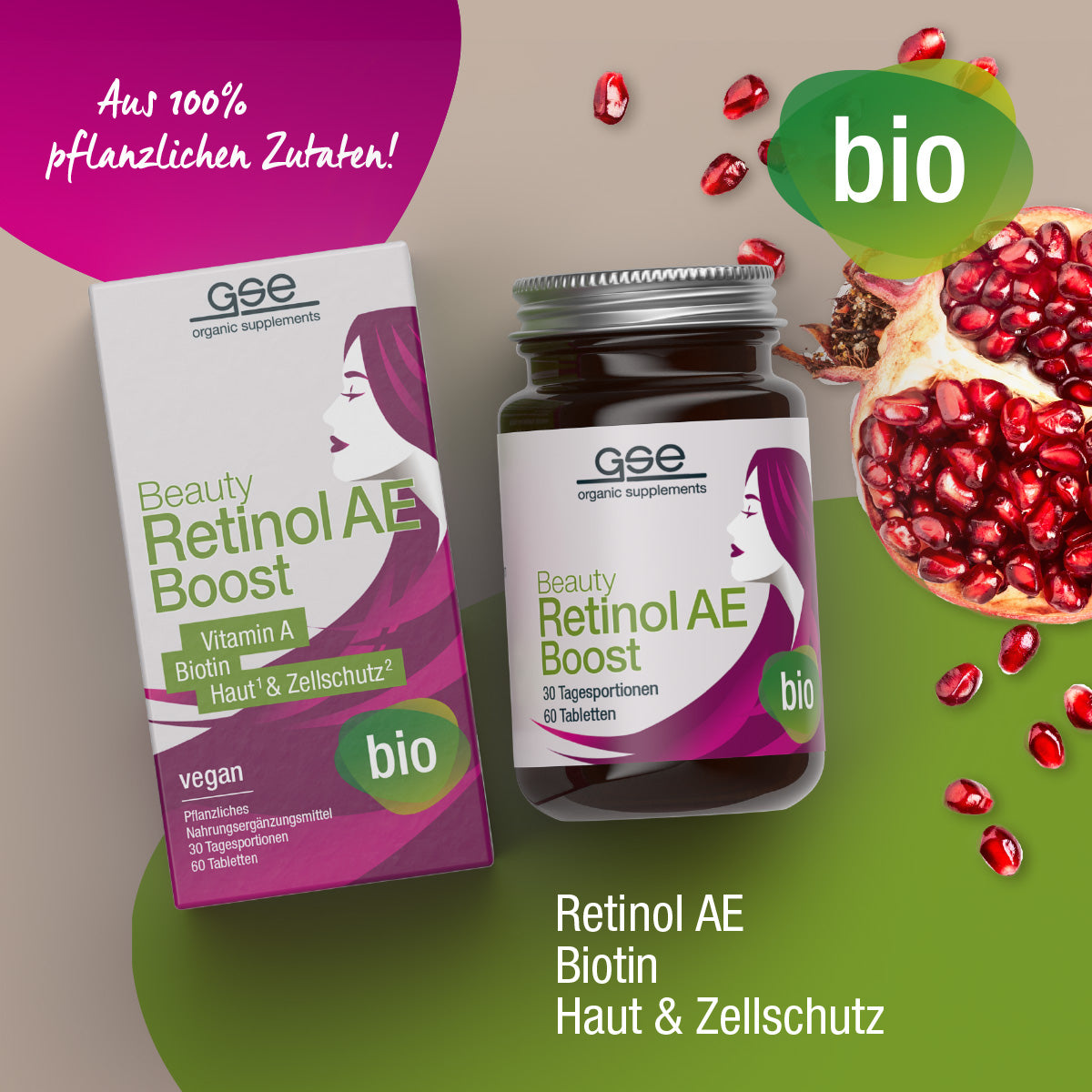 GSE - Beauty Retinol AE-Boost Bio - 60 Comprimidos