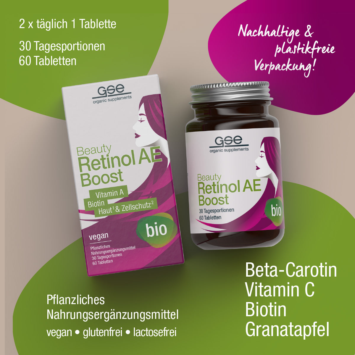 GSE - Beauty Retinol AE-Boost Bio - 60 Tablets
