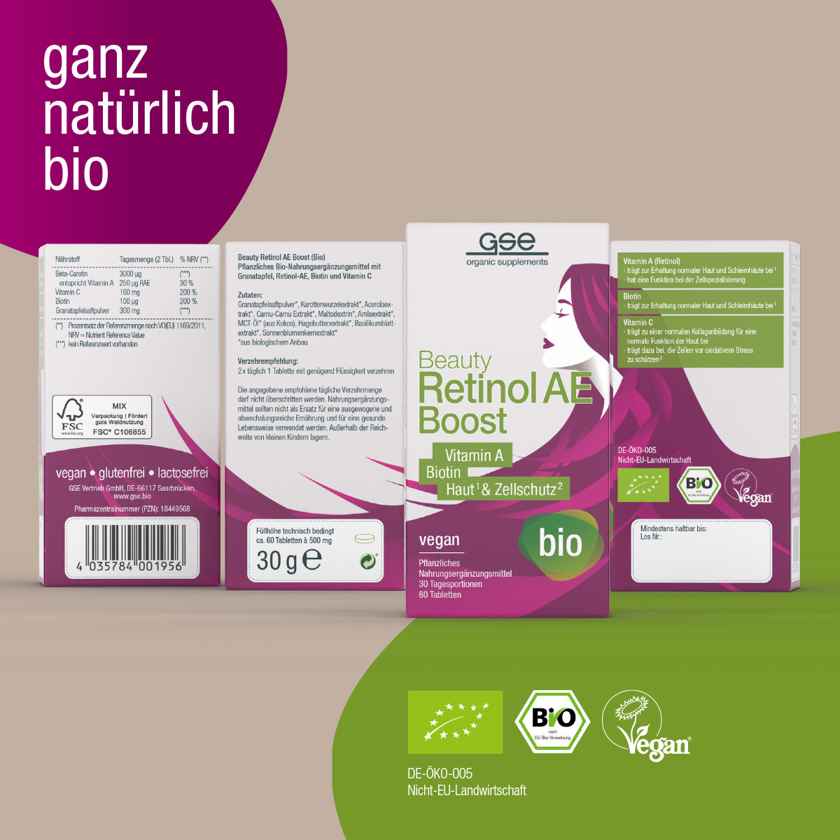 GSE - Beauty Retinol AE-Boost Bio - 60 Tablets