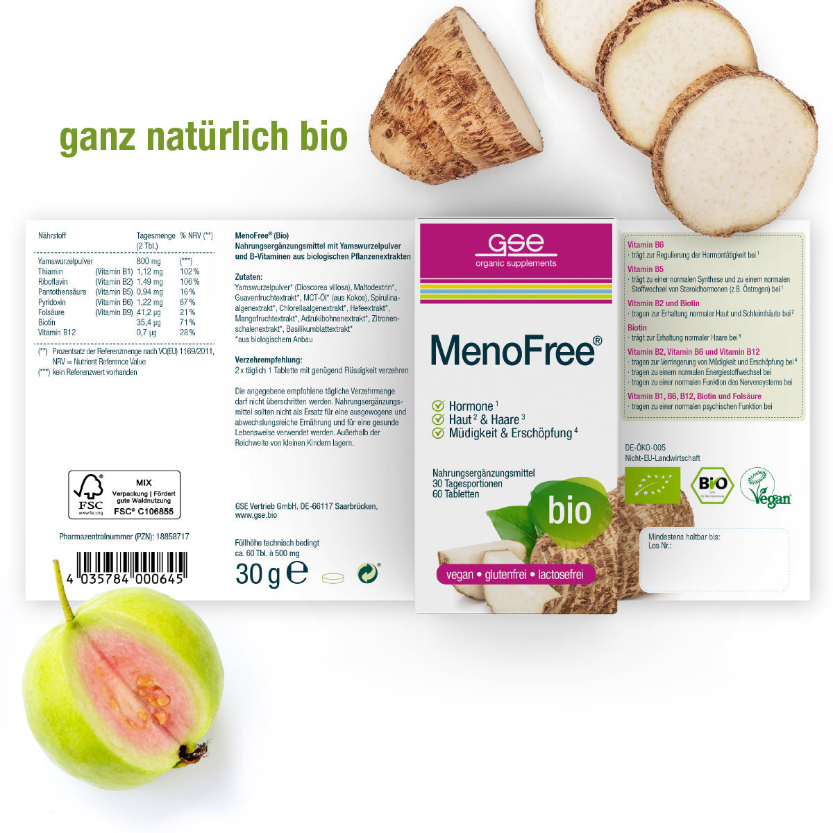 GSE - MenoFree (Bio) - 60 Comprimés