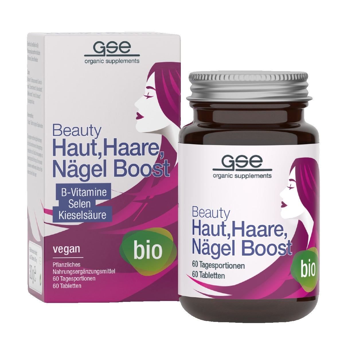 GSE - Beauty Piel, Cabello, Uñas Boost (Bio) - 60 Comprimidos