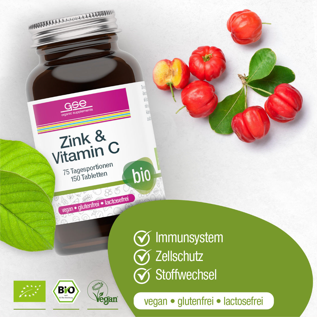 GSE - Zinc + Vitamine C (Bio)