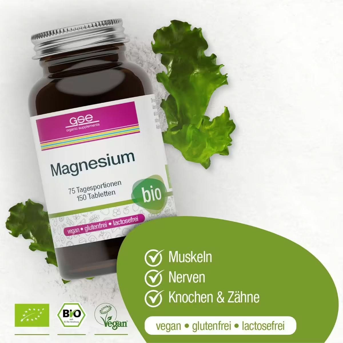 GSE - Magnesium Compact (Bio) - 150 Tabletas