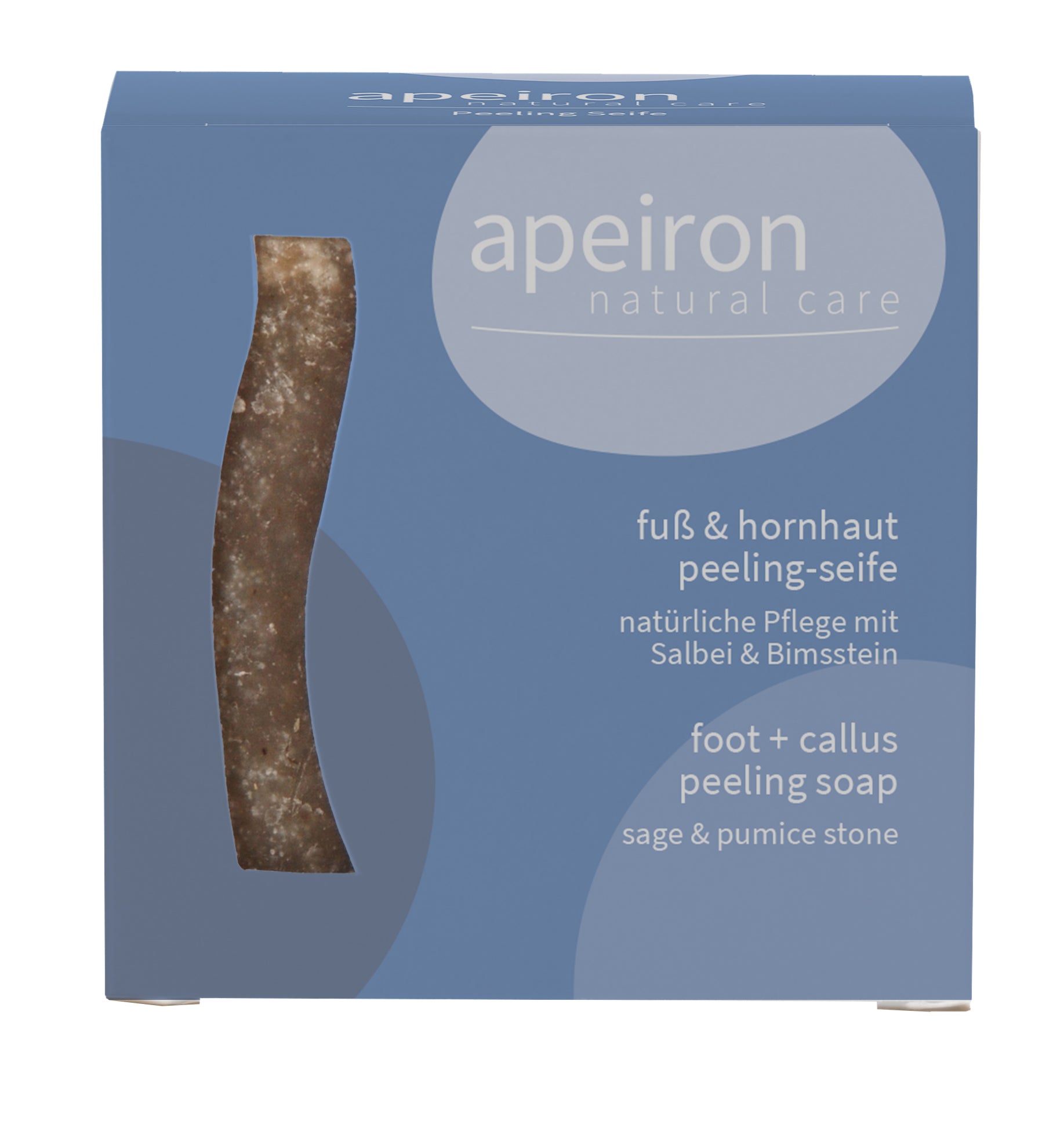 Apeiron - Savon Peeling Pieds & Callosités - 100g