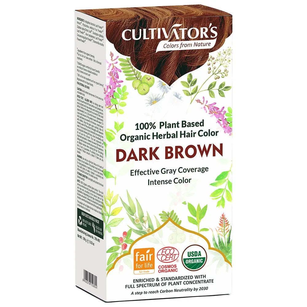 CULTIVATOR'S - Natürliche Pflanzenhaarfarbe Dunkelbraun - 100g_14196.jpg