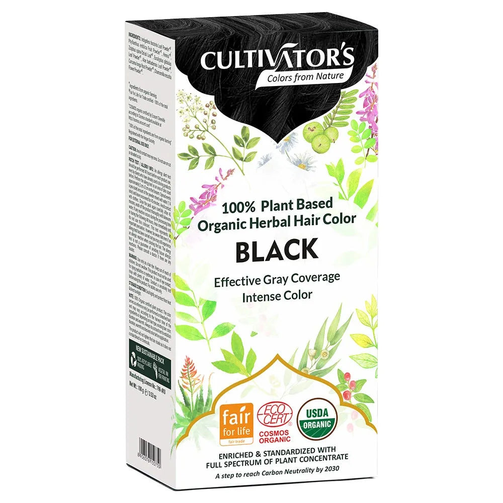 CULTIVATOR'S - Natürliche Pflanzenhaarfarbe Schwarz - 100g_14228.jpg