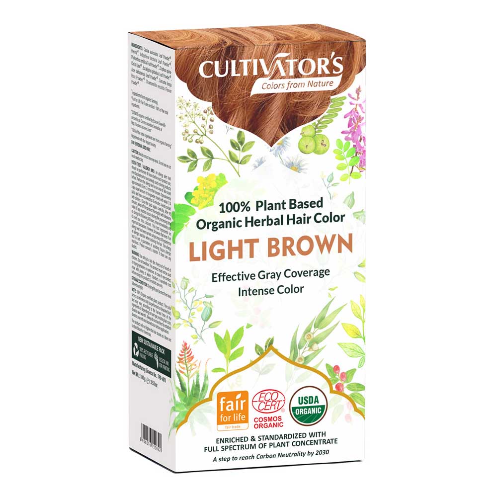 CULTIVATOR'S - Organic Herbal Hair Color Hellbraun