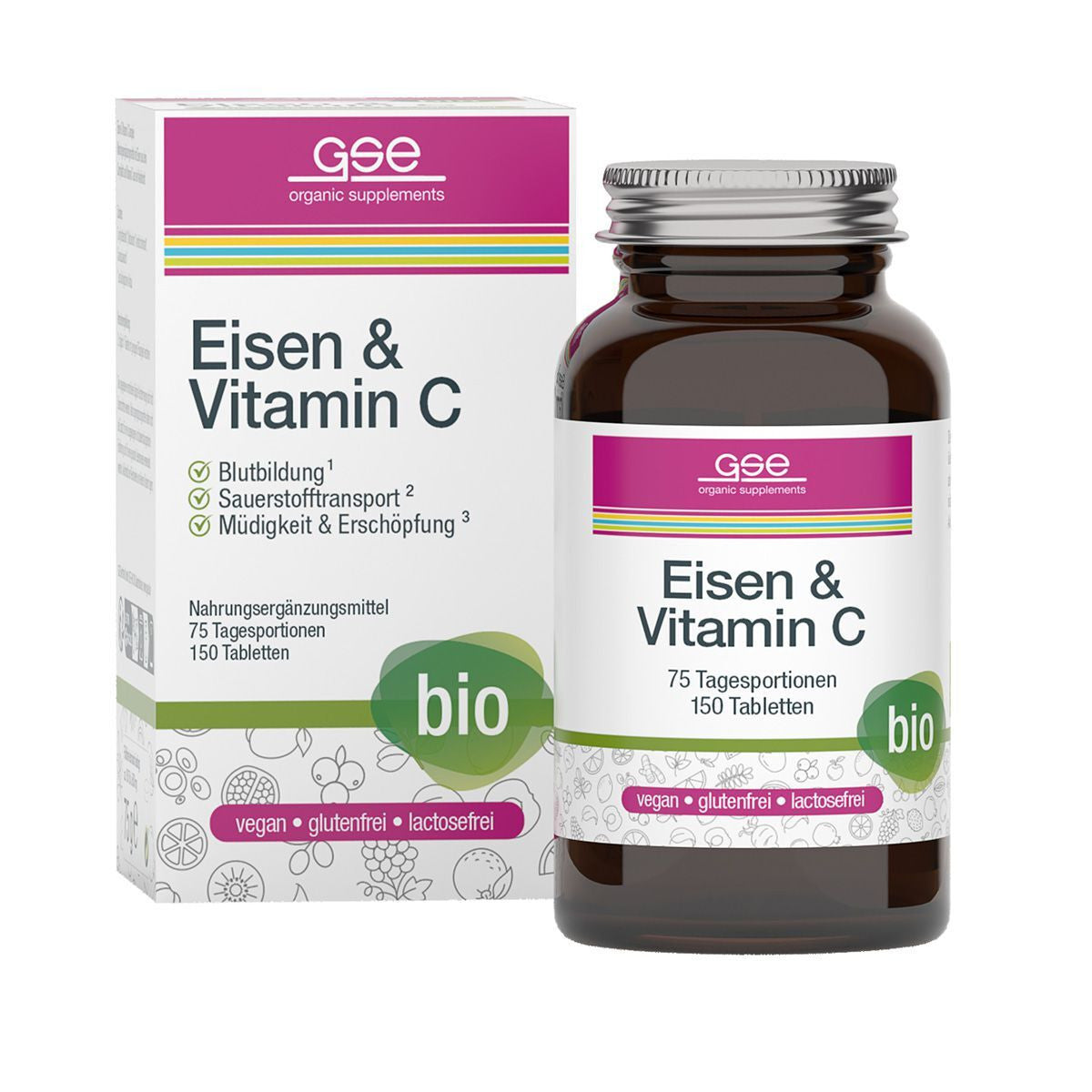 GSE - Eisen & Vitamin C (Bio) - 150 Tabletten_13412.jpg