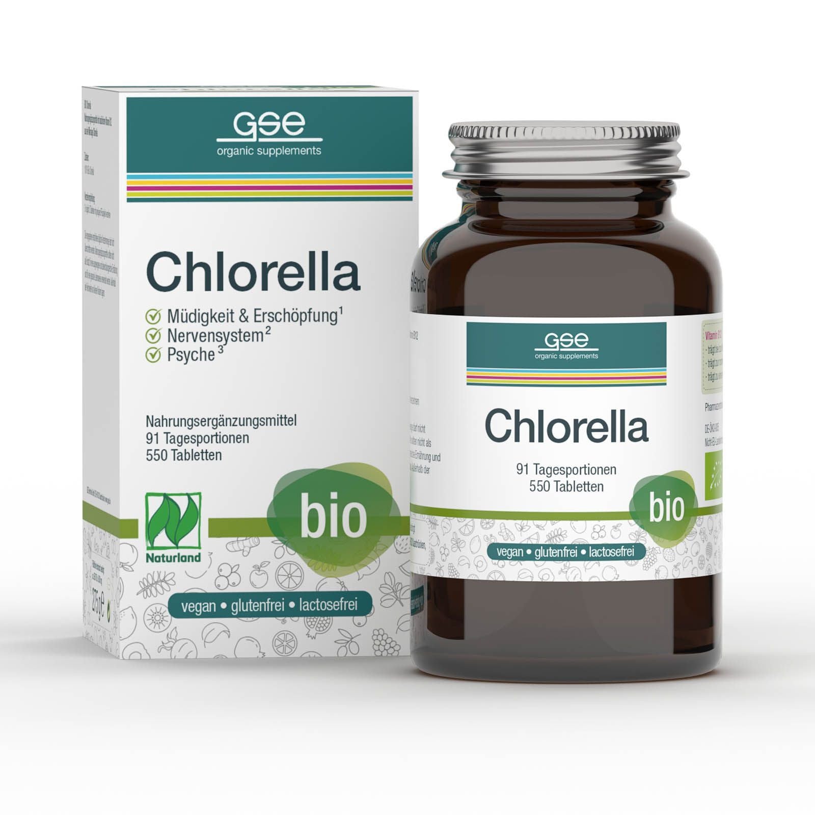 GSE - Naturland Bio Chlorella 500mg - 550 Tabletten_12258.jpg