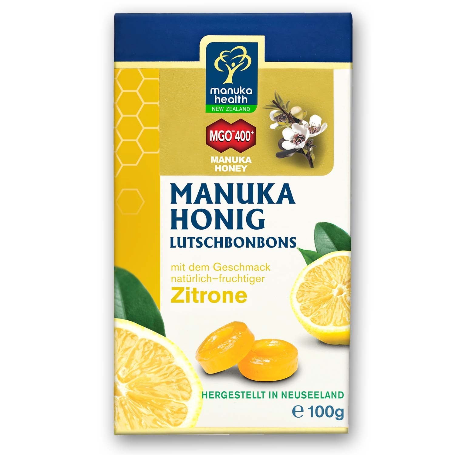 Manuka Health - Manuka Honig Lutschbonbons Zitrone - 100g_3130.jpg