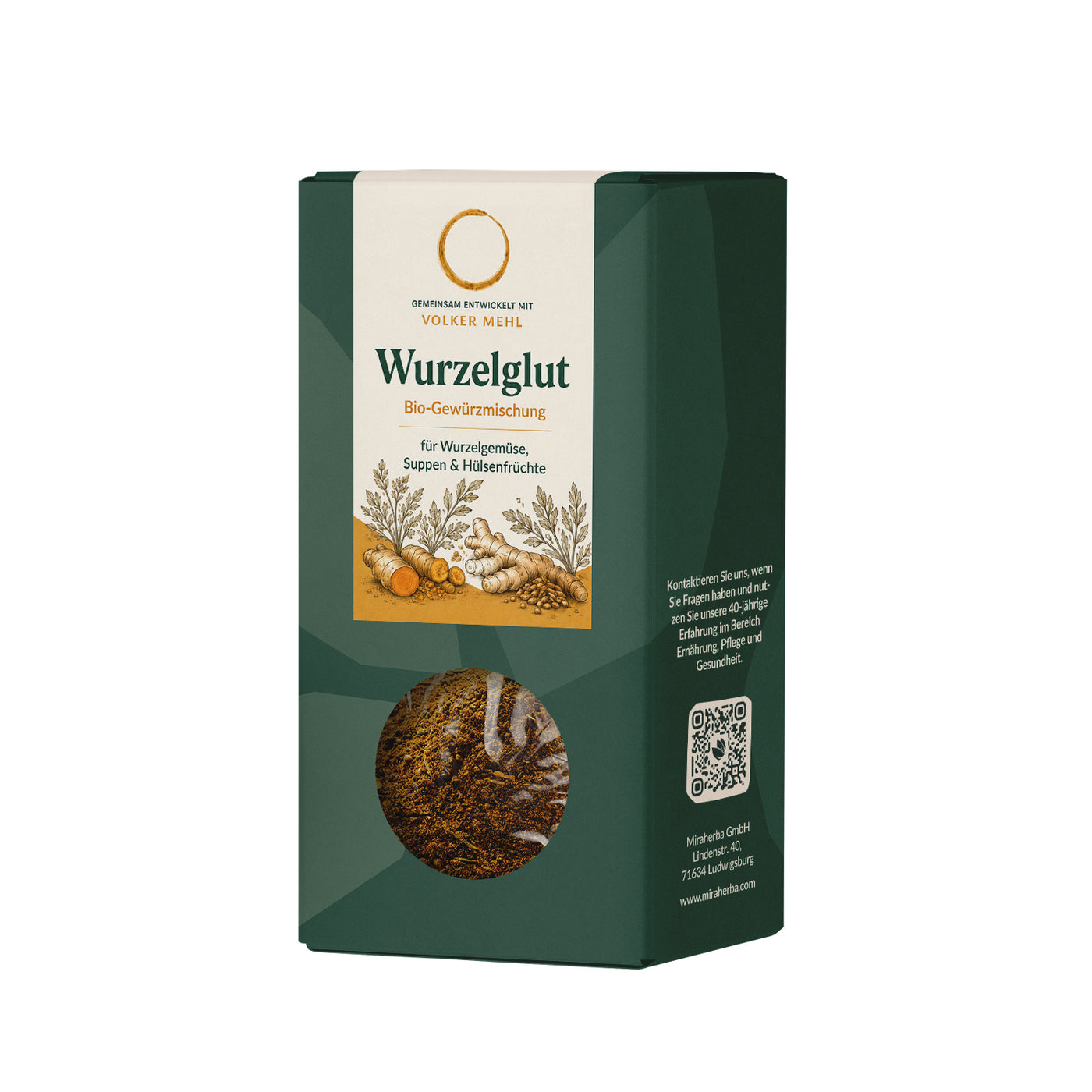 Bio-Gewürzmischung Wurzelglut von Volker Mehl und Miraherba