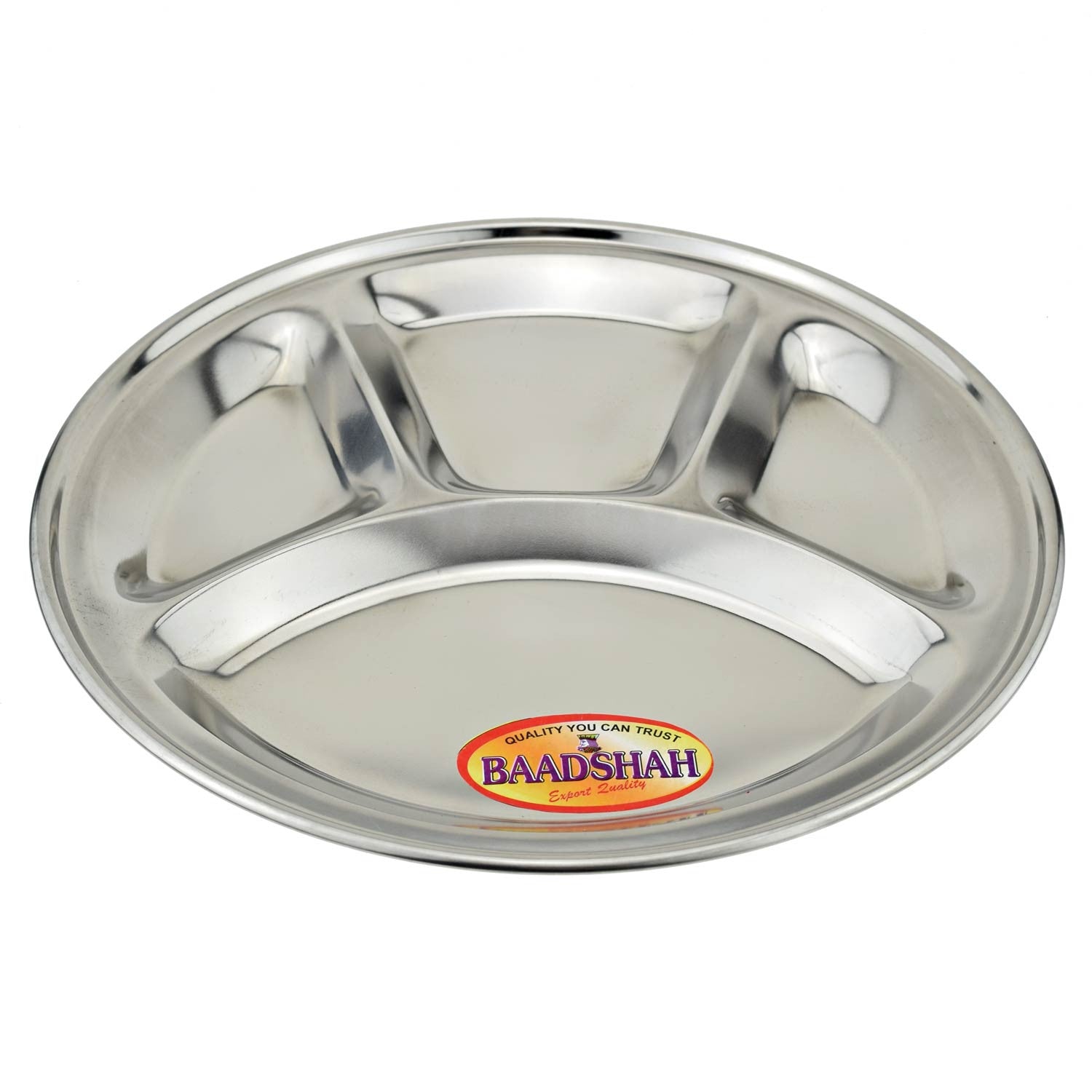 Satnam - Thali Teller aus Edelstahl, 4-fach unterteilt - 1 Stück_9794.jpg