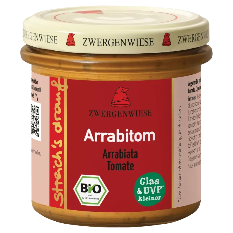 Zwergenwiese - streich's drauf Arrabitom, Arrabiata / Tomate - 135g_14698.jpg