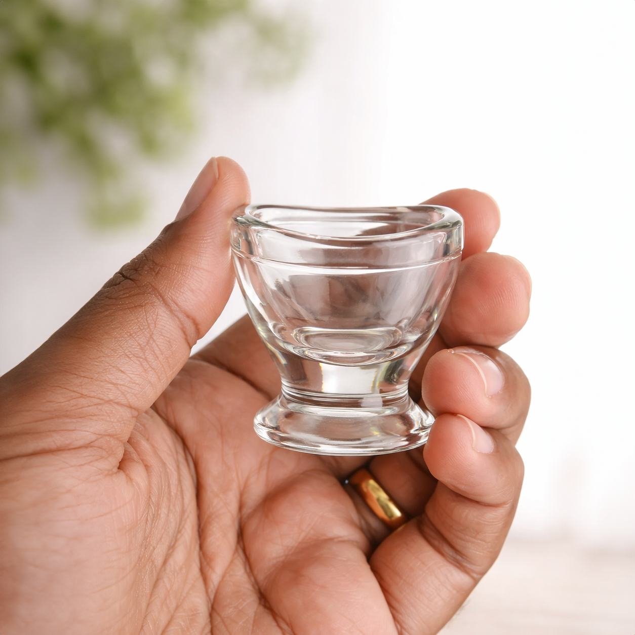 docteur Junghans - bain oculaire en verre
