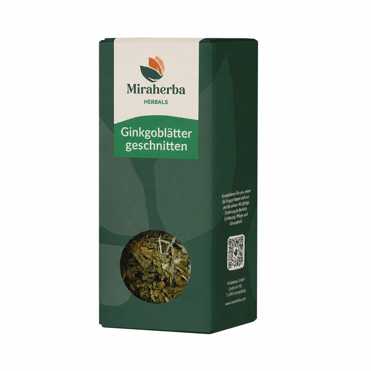 Miraherba - Ginkgoblätter geschnitten