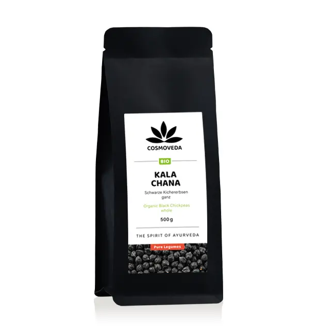 Cosmoveda - BIO Kala Chana - pois chiches noirs entiers - 500g